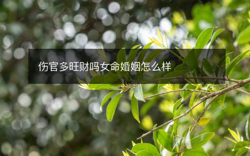 傷官多旺財(cái)嗎女命婚姻怎么樣