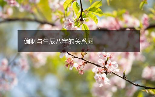 偏財(cái)與生辰八字的關(guān)系圖