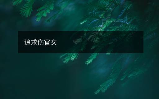 追求傷官女