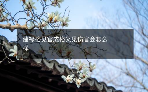 建祿格見官成格又見傷官會怎么樣