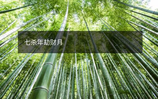 七殺年劫財(cái)月