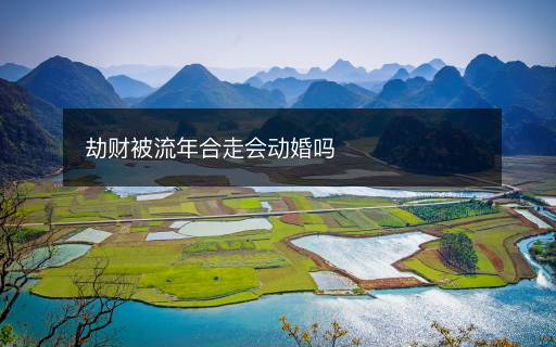 劫財被流年合走會動婚嗎