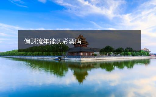 偏財(cái)流年能買彩票嗎