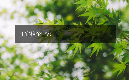 正官格企業(yè)家
