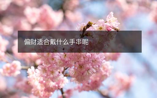 偏財(cái)適合戴什么手串呢