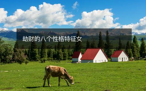 劫財(cái)?shù)陌藗€(gè)性格特征女
