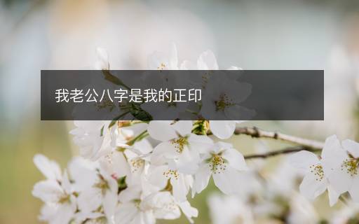 我老公八字是我的正印