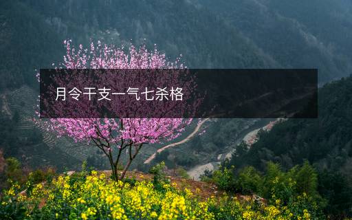 月令干支一氣七殺格