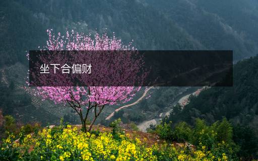 坐下合偏財(cái)