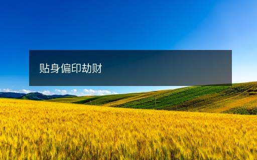 貼身偏印劫財