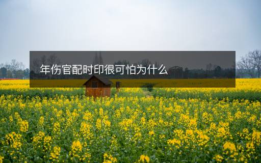 年傷官配時(shí)印很可怕為什么