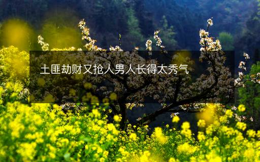土匪劫財(cái)又搶人男人長(zhǎng)得太秀氣