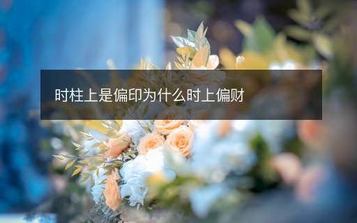 時(shí)柱上是偏印為什么時(shí)上偏財(cái)