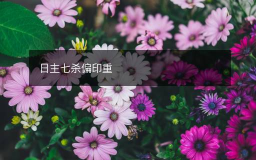 日主七殺偏印重