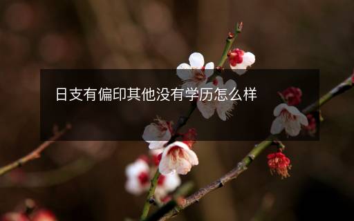 日支有偏印其他沒有學(xué)歷怎么樣