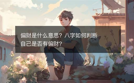 偏財(cái)是什么意思？八字如何判斷自己是否有偏財(cái)？