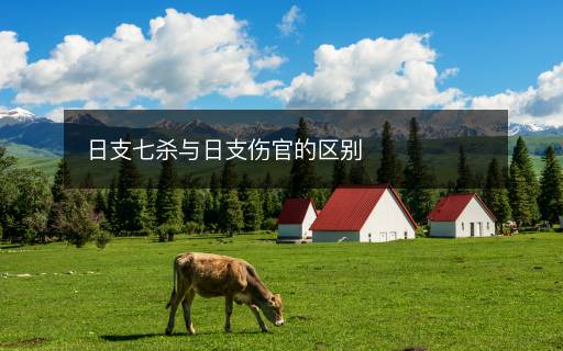 日支七殺與日支傷官的區(qū)別